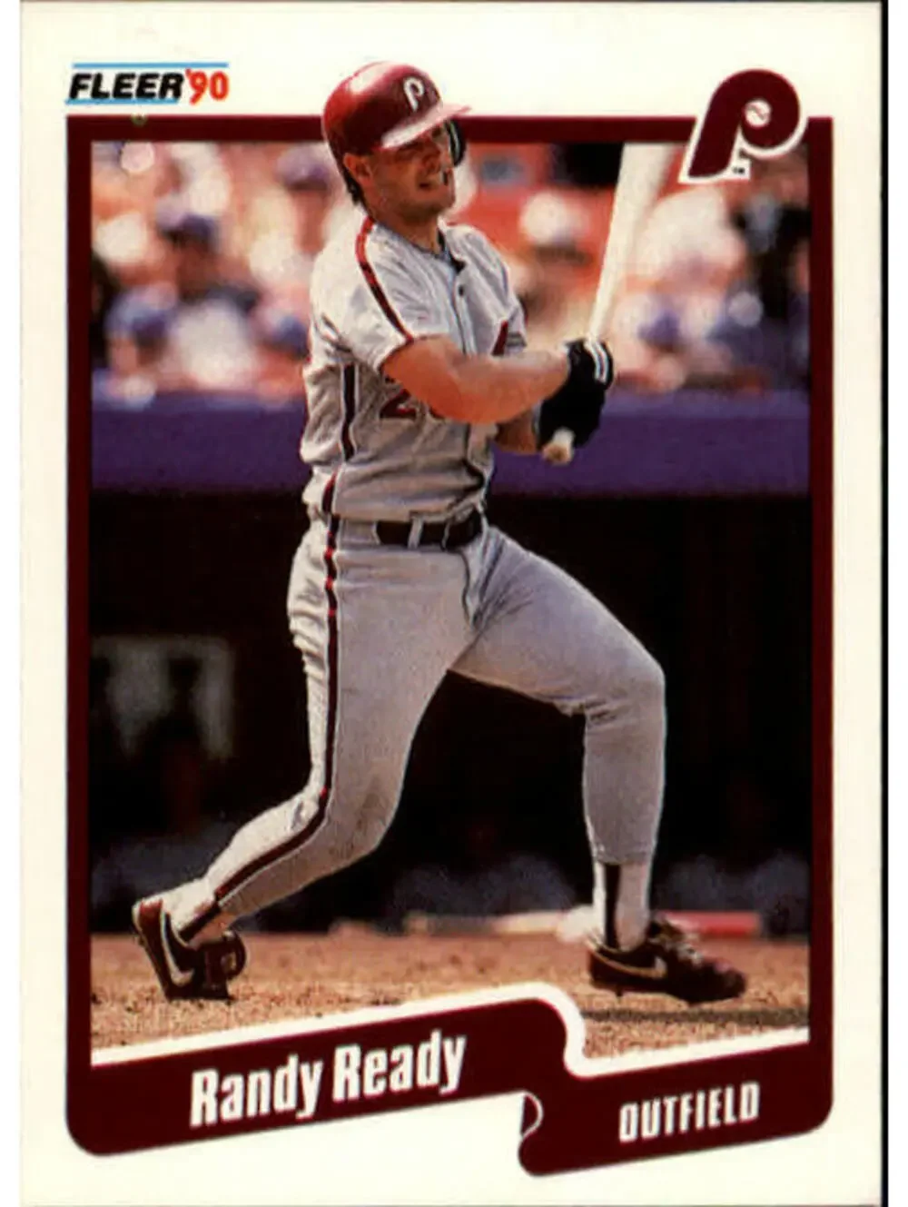1990 Randy Ready Fleer Baseball Card #571